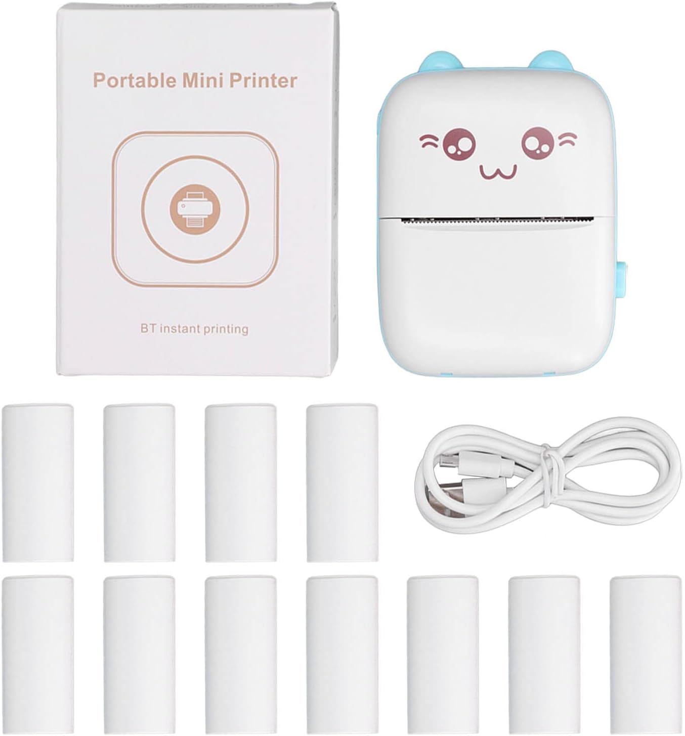 🖨️ Mini Impresora Térmica Portátil 57 mm – Imprime desde tu celular sin tinta