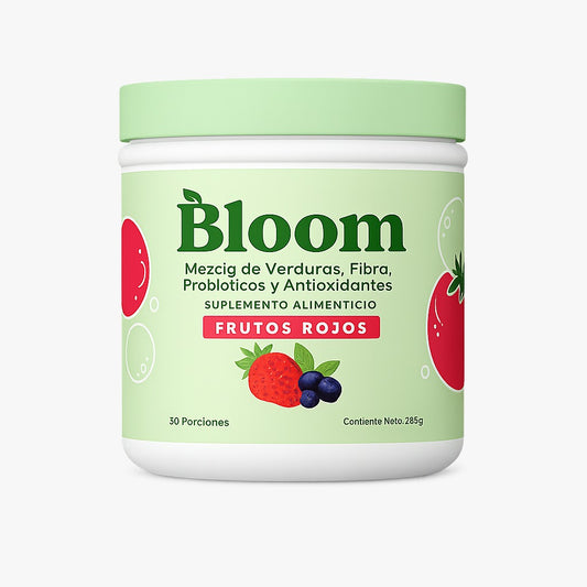 🌸 BLOOM – Suplemento Alimenticio en Polvo | Frutos Rojos | 100 g