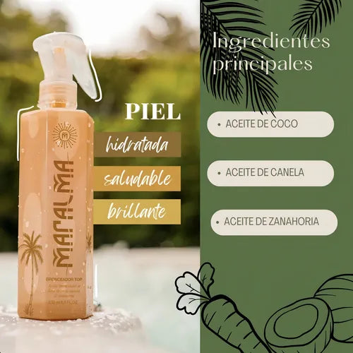 ☀️ Bronceador Maralma con Aceites Naturales | Bronceado Rápido y Duradero