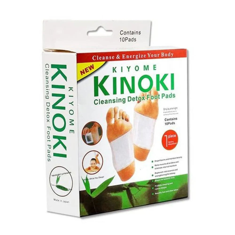 🧽 Kinoki Parches Desintoxicantes para Pies – Detox Natural Mientras Duermes