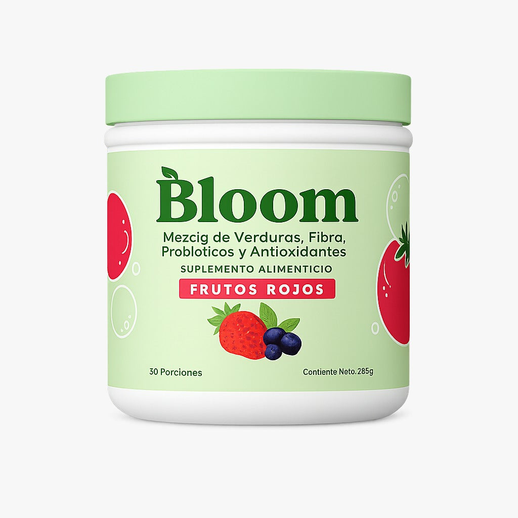 🌸 BLOOM – Suplemento Alimenticio en Polvo | Frutos Rojos | 100 g