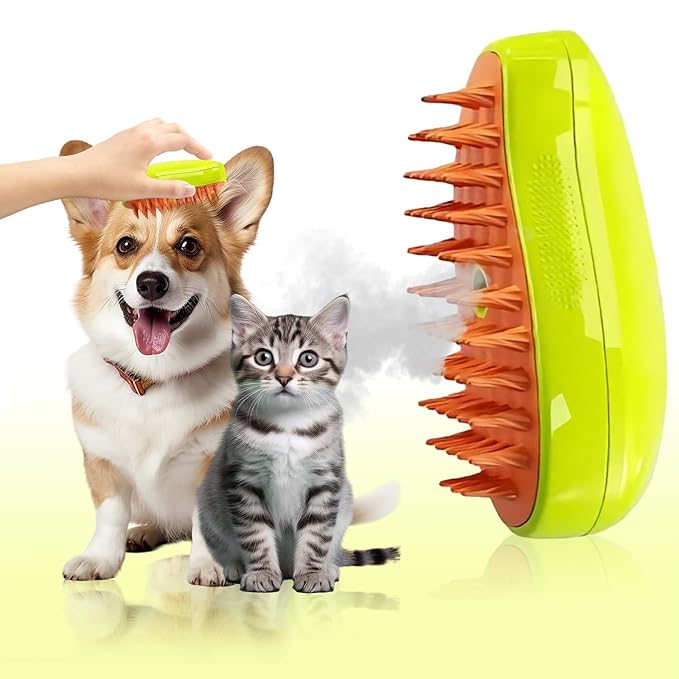 🐱 Cepillo Vapor y Masaje para Gatos – Cuidado Suave y Relajante para tu Felin